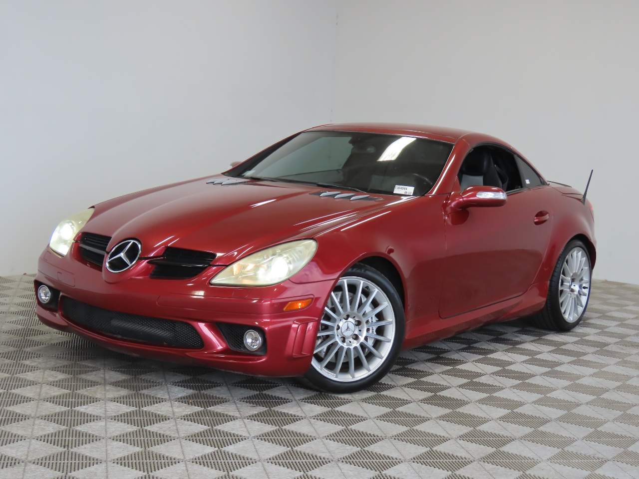 Mars Red 2006 Mercedes-Benz SLK Convertible Rear-Wheel Drive 7-Speed Automatic