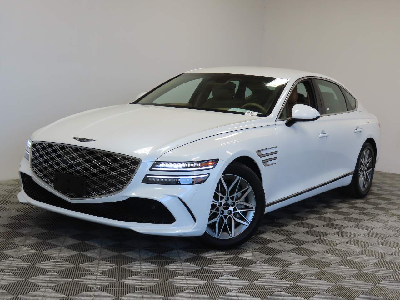 Uyuni White Pearl Metallic 2025 Genesis G80 2.5T AWD Sedan All-Wheel Drive 8-Speed Automatic