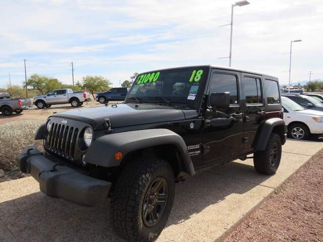 Used 2018 Jeep Wrangler Unlimited Sport - W2372500 | Chapman Tucson